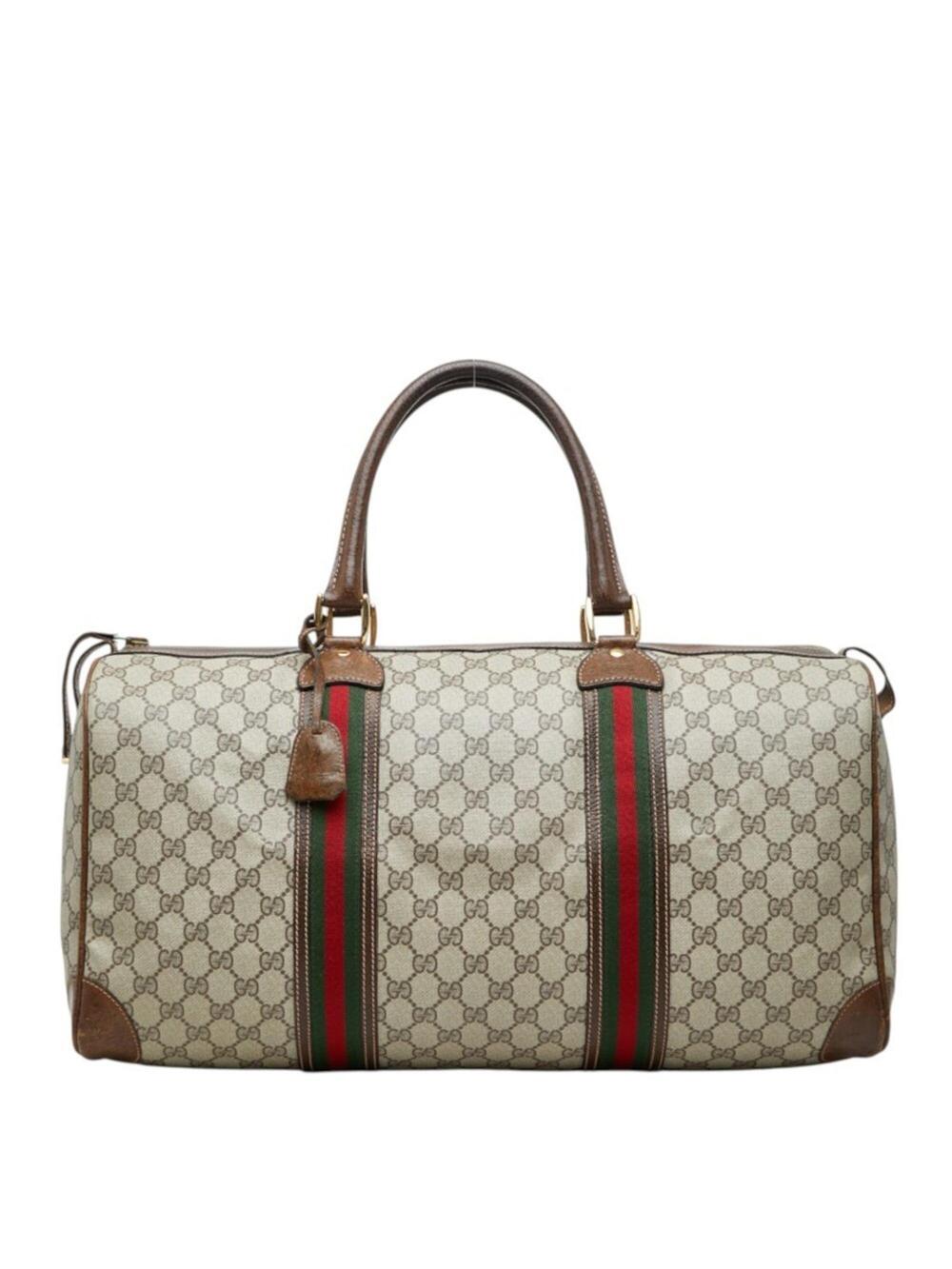 Gucci Savoy Web Convertible Duffle Bag #375630G73B